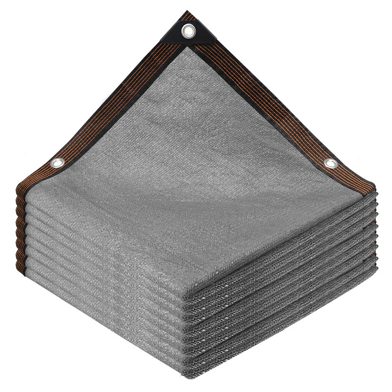 Gray Reinforced Edge Shade Net
