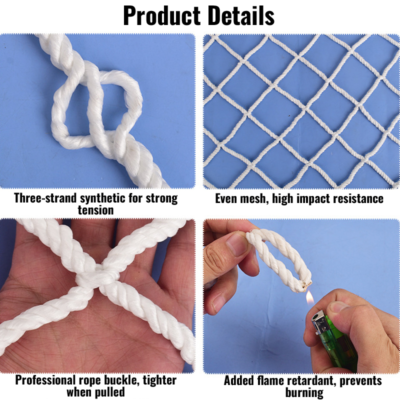 Nylon Safety Fall Protection Net_4