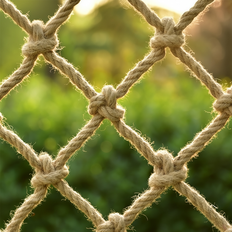 Vintage Jute Decorative Safety Net_2