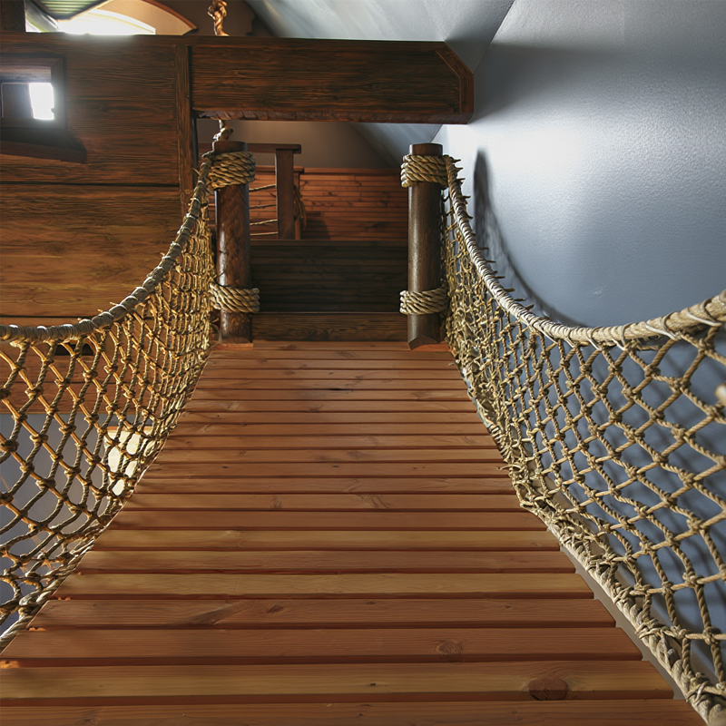 Vintage Jute Decorative Safety Net_4