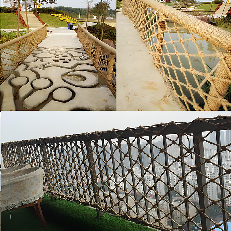 Vintage Jute Decorative Safety Net_6