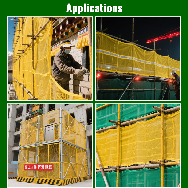 Yellow Dense Mesh Safety Net_5