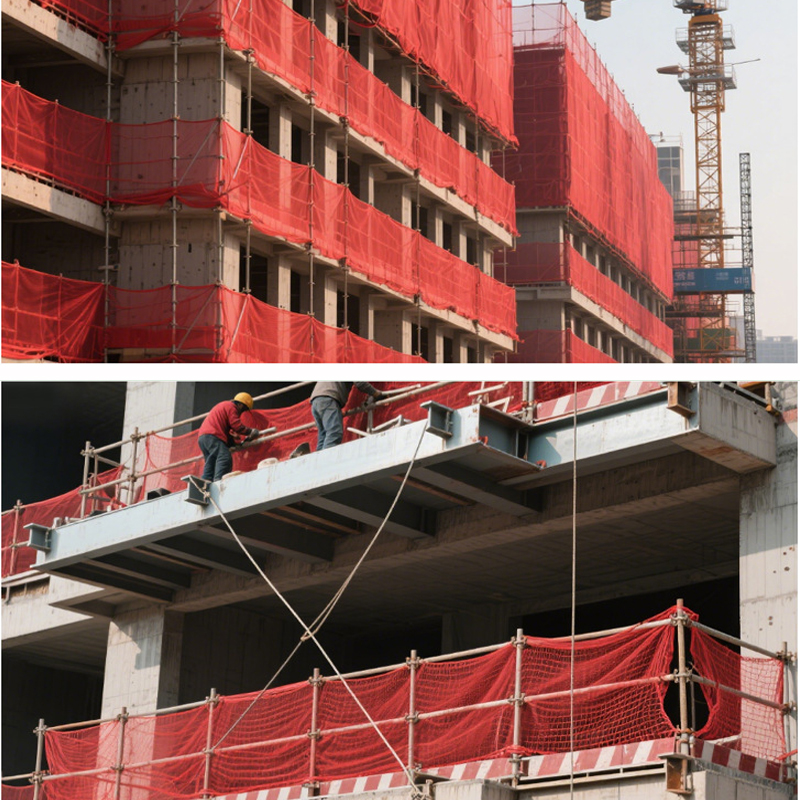 Red Dense Mesh Safety Net_4
