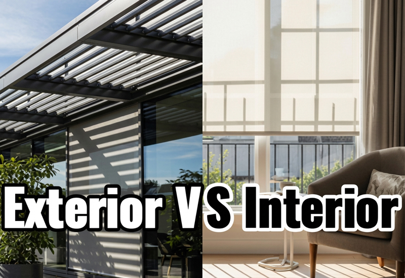 Exterior Shading vs Interior: What Really Works in 2025