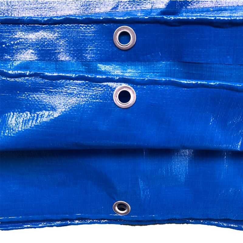 PE Tarpaulin, Waterproof Cover, Blue Tarp, Heavy Duty Tarpaulin, Outdoor Protective Sheet3
