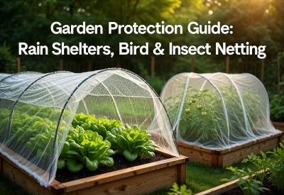 Garden Protection Guide: Rain Shelters, Bird & Insect Netting