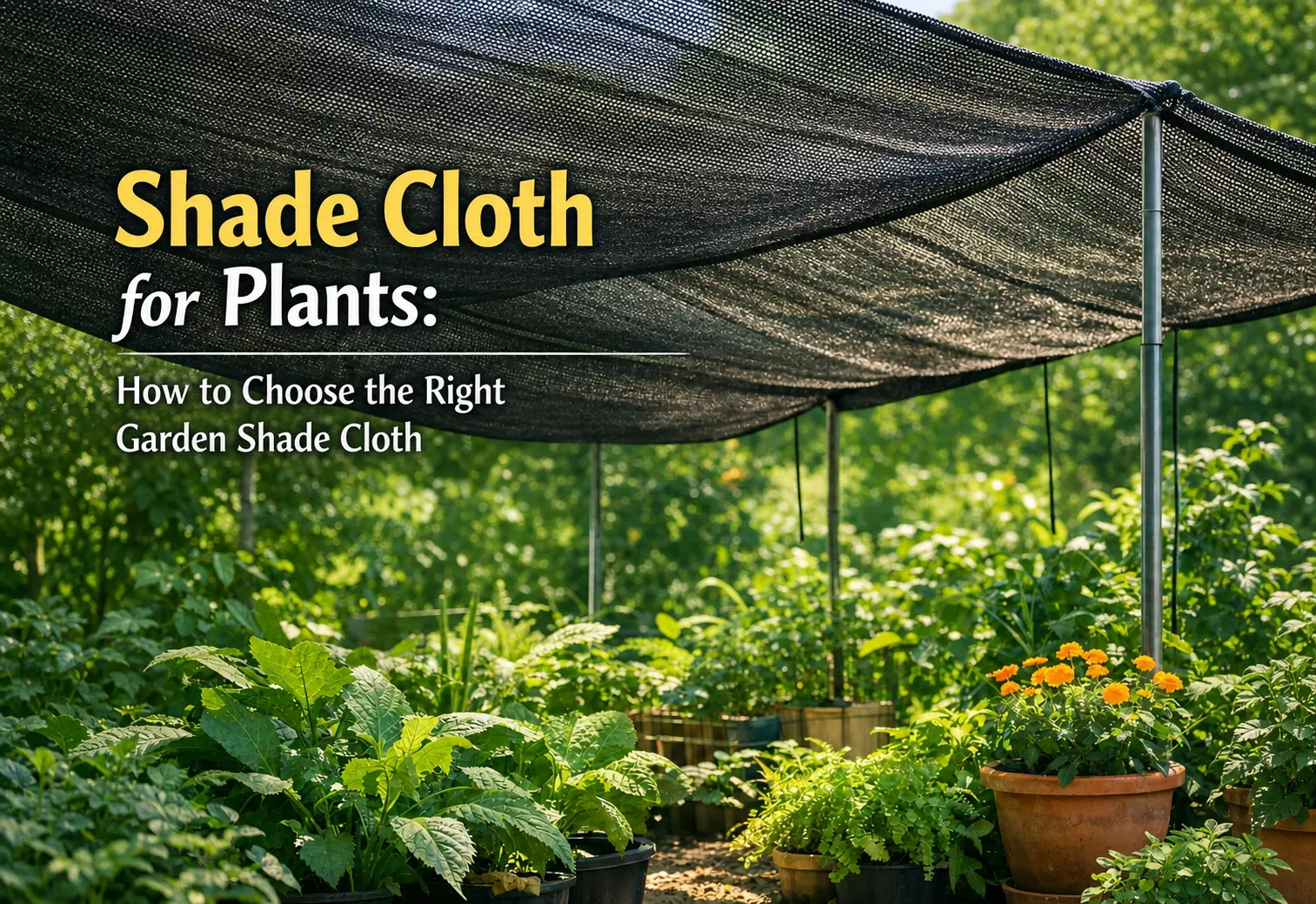 Shade Cloth for Plants: How to Choose the Right Garden Shade Cloth
