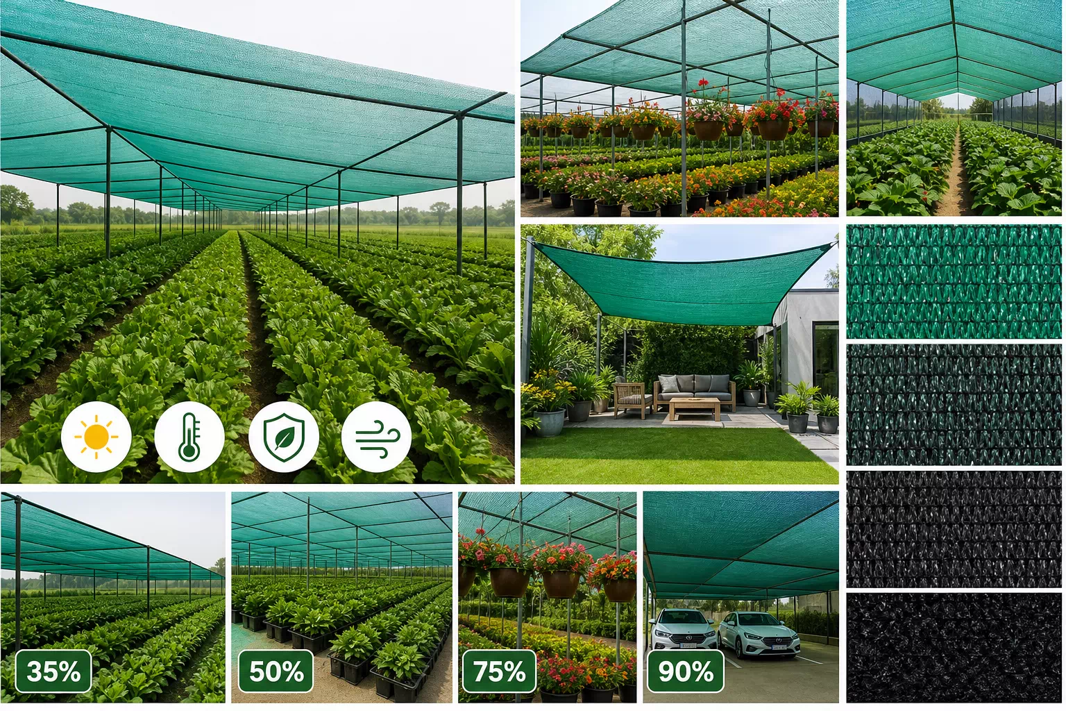 Shade Net Types and Applications: A Practical Guide for Agriculture, Greenhouses and Gardens